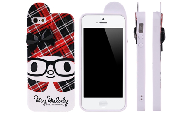 My Melody Shaped iPhone 5 Soft Type Cover Case SANRIO JAPAN Glasses For Sale - 04